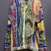 COOGI- ZIP UP KNIT SWEATER