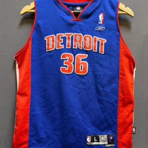 REEBOK-DETROIT PISTON-WALLACE-NBA JERSEY