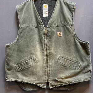 VINTAGE CARHARTT- DUCK VEST V13 MOS