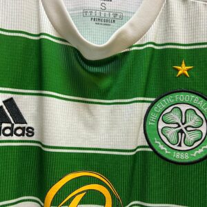 ADIDAS CELTIC HOME-FOOTBALL SHIRT - Image 4