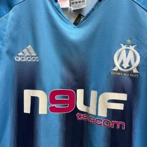ADIDAS N- 00's OLYMPIQUE MARSEILLE AWAY FOOTBALL JERSEY - Image 4