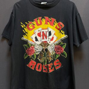 Vintage 1991 GUNS N' ROSES Ace Card Tour Band T-Shirt
