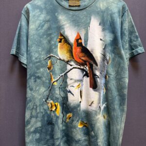 The Mountain Vintage 1998 Northern Cardinal Pair Birds Graphic T-Shirt
