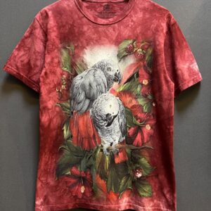 VINTAGE 2015 THE MOUNTAIN AFRICAN GREY PARROTS- T-SHIRT
