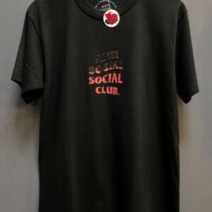 ANTI SOCIAL SOCIAL CLUB "FIRE INSIDE PINK FLAME" GRAPHIC T-SHIRT