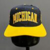 Vintage 90's MITCHICAN WOLVERINES NCAA College Team Snapback Cap