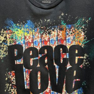 HARD ROCK "PEACE LOVE" GRAPHIC T-SHIRT - Image 4