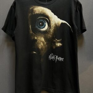 HARRY POTTER RARE THE MAKING OF DOBBY BIG FACE GRAPHIC T-SHIRT