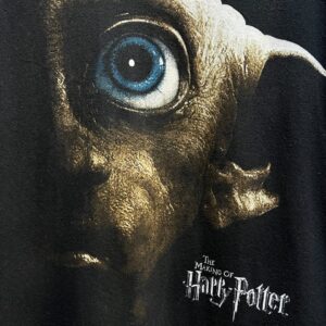 HARRY POTTER RARE THE MAKING OF DOBBY BIG FACE GRAPHIC T-SHIRT - Image 4