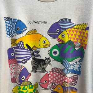 KLIBAN CAT CRAZY HAWAII GRAPHIC  T-SHIRT - Image 4