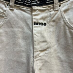 BOSS WHITE  DENIM CARPENTER JORTS - Image 3