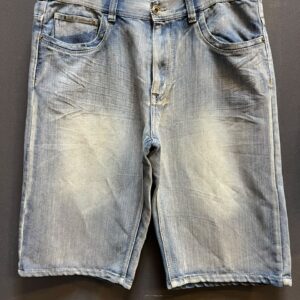 HALIFAX LIGHT WASH BLUE DENIM Y2K SHORTS