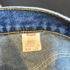 LEVI'S 505 REGULAR FIT STRAIGHT LEG JEANS - Image 4