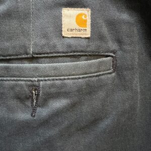 CARHARTT B360 NAVY WIP SHORTS - Image 4