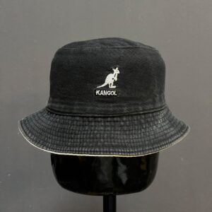 Kangol Embroidered Logo Reversible Bucket Hat