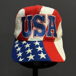 Vintage 90's The Game USA Big Logo Atlanta Olympic Snapback Cap