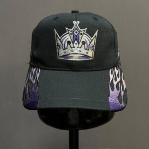 00's-Y2K Los Angeles Kings Embroidered Crown Logo NHL Adjustable Strap Cap