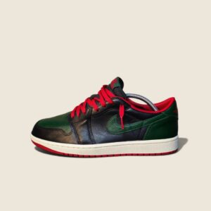 Jordan 1 Retro Low OG "Black/George Green"