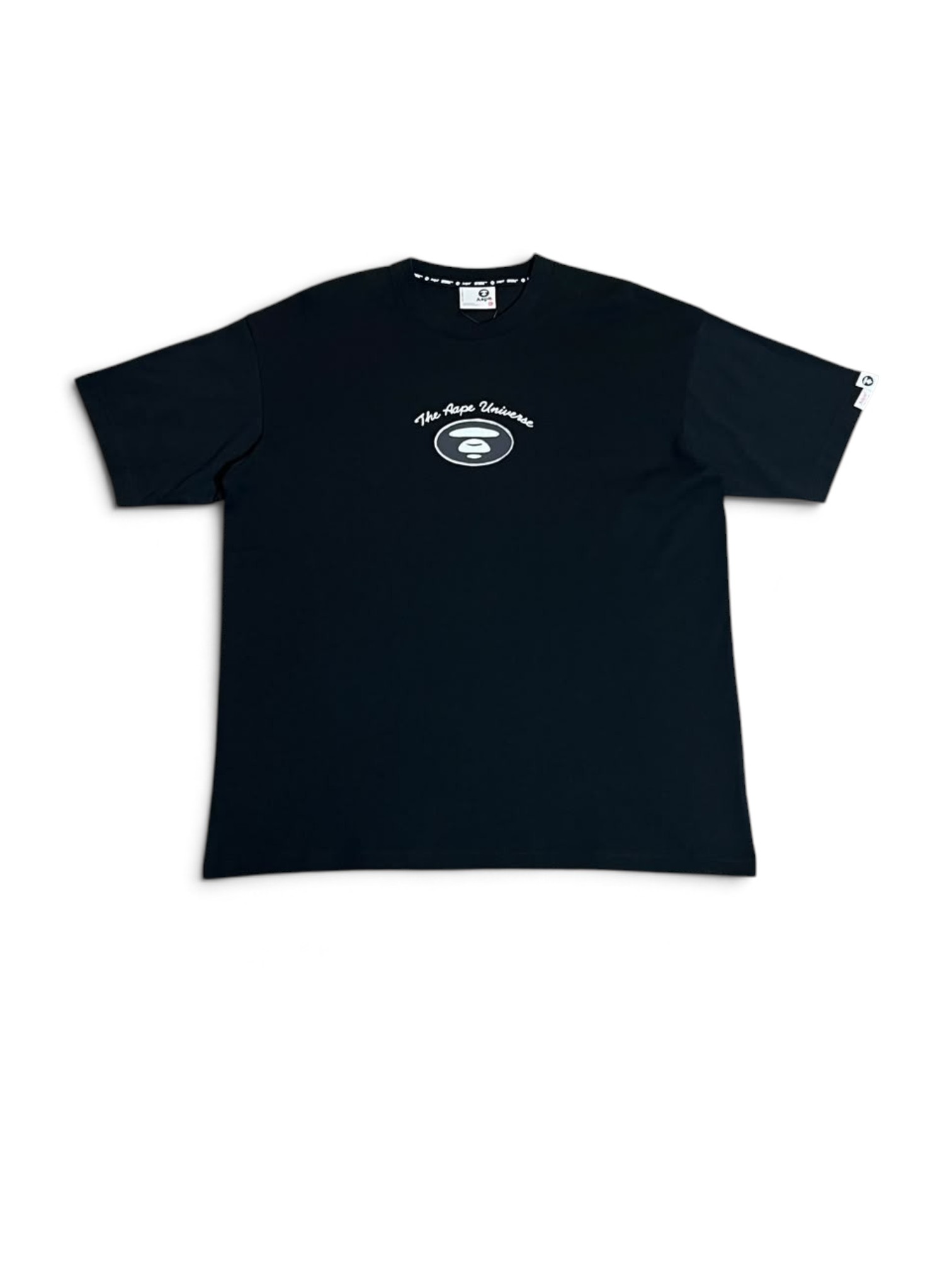 AAPE by *A Bathing Ape “The Aape Universe” script and Moon-face logo