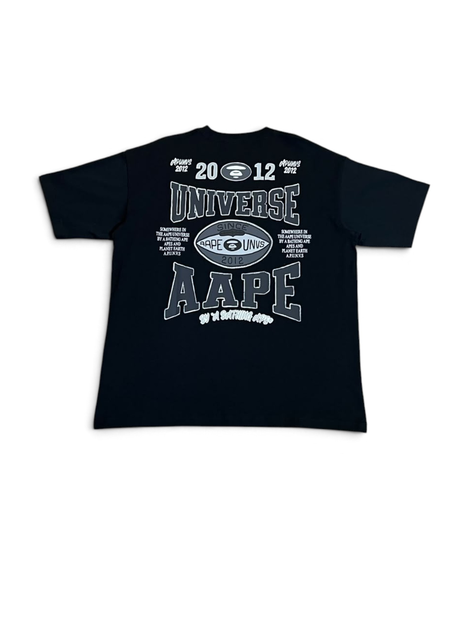 AAPE by *A Bathing Ape “The Aape Universe” script and Moon-face logo - Image 2