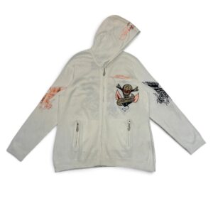 Ed Hardy Full-Zip Hoodie Skull