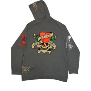Ed Hardy Full-Zip Hoodie Skull - Image 2