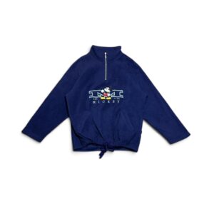 Vintage 90's Disney Mickey Mouse Quarter-zip Fleece