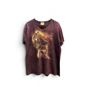 Vintage The Mountain Pair of WOLVES Graphic Tee