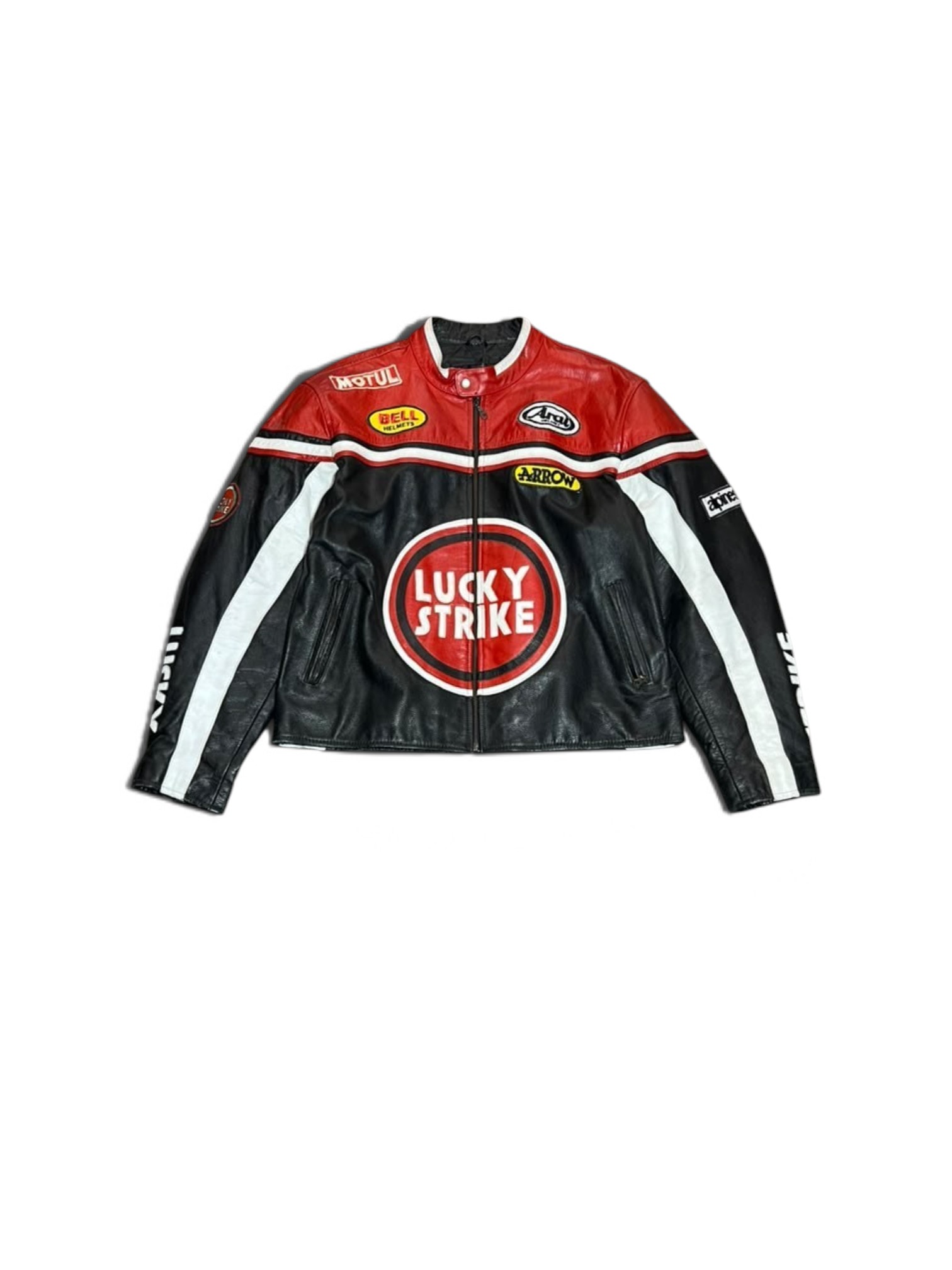 Vintage Lucky Strike Motorcycle Racing Jacket