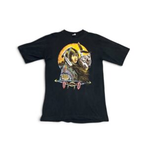 Vintage 90's Native American Woman, Wolf, Eagle Graphic Tee