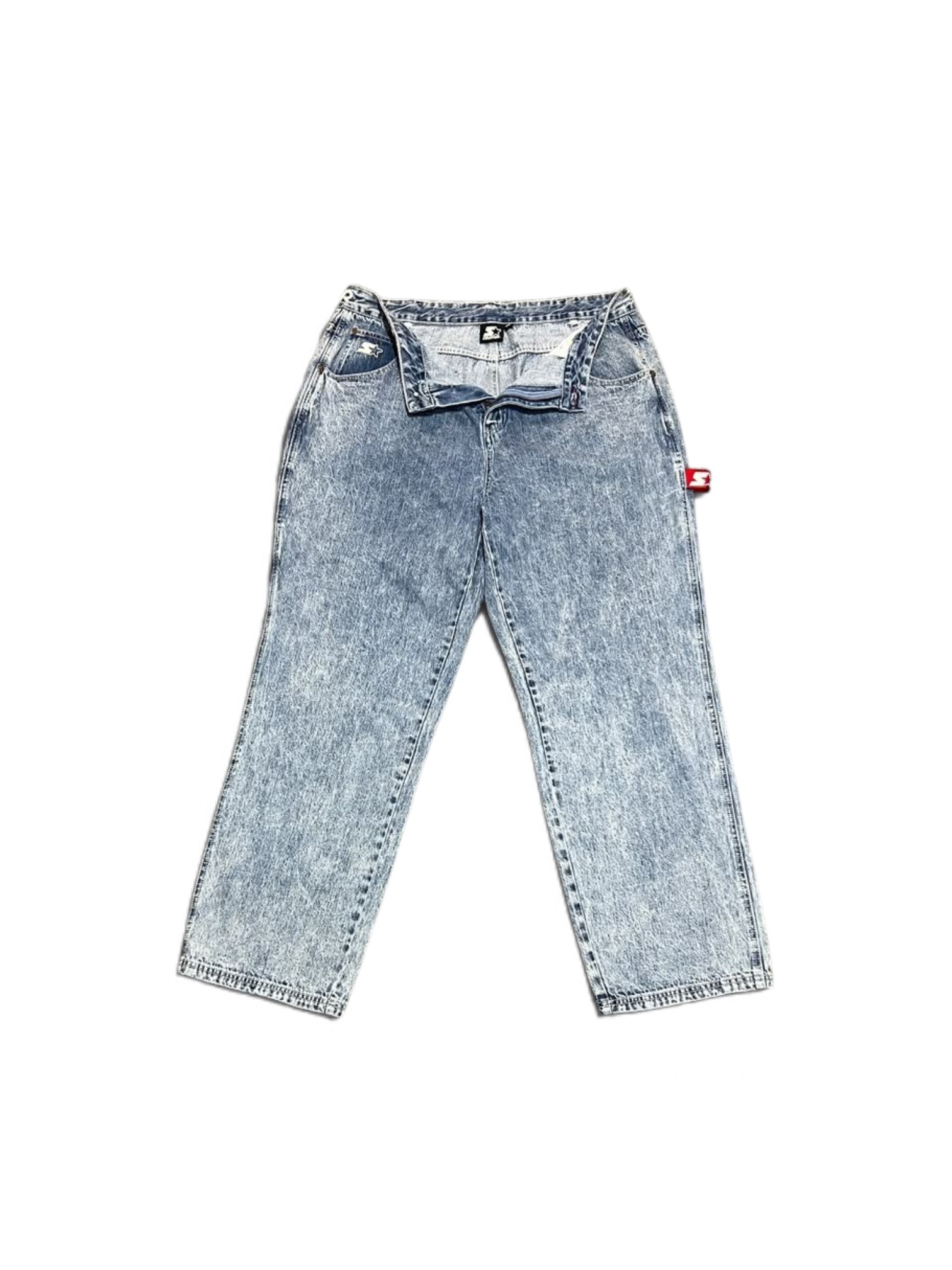 Starter Y2K Denim Wash Loose Pants - Image 4