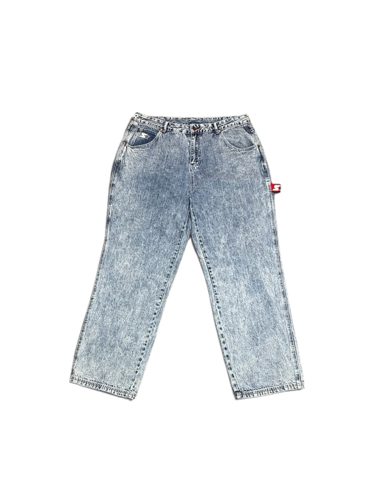 Starter Y2K Denim Wash Loose Pants - Image 2