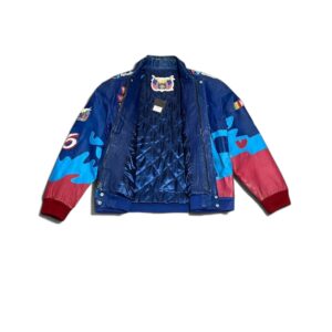 Vintage Jeff Hamilton Valvoline Cummins NASCAR Leather Racing Jacket - Image 3